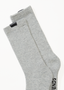 AFENDS EVERYDAY RIBBED CREW SOCKS - SHADOW GREY