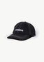 AFENDS VINYL RECYCLED 6 PANEL CAP - BLACK