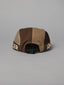 JUST ANOTHER FISHERMAN ANGLER FLAP 5 PANEL CAP - BROWN