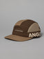 JUST ANOTHER FISHERMAN ANGLER FLAP 5 PANEL CAP - BROWN