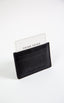 THING THING CARD HOLDER WALLET - BLACK BUBBLE LEATHER