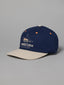 JUST ANOTHER FISHERMAN CHILLED ANGLER 6 PANEL CAP - NAVY