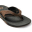 REEF FANNING JANDAL - BLACK AND TAN