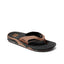 REEF FANNING JANDAL - BLACK AND TAN