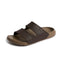 REEF OASIS DOUBLE UP JANDALS SLIDES - BROWN/TAN