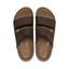 REEF OASIS DOUBLE UP JANDALS SLIDES - BROWN/TAN