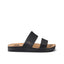 REEF WATER VISTA SLIDE - BLACK/TAN