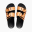 REEF CUSHION VERA CRUZ 
 SANDAL BLACK/COGNAC