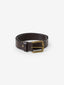 THRILLS LEATHER BELT - BROWN