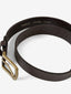 THRILLS LEATHER BELT - BROWN