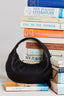 THING THING CRYSTAL BAG - BLACK BUBBLE LEATHER HANDBAG