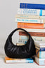 THING THING CRYSTAL BAG - BLACK BUBBLE LEATHER HANDBAG