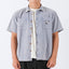 DAWN S/S CANVAS SHIRT - OCEAN