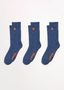 AFENDS FLAME - SOCKS THREE PACK - MARLIN