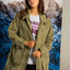 ALL ABOUT EVE PIONEER MIDI ANORAK - KHAKI