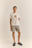 VOL127 VINTAGE SS T-SHIRT - VINTAGE WHITE