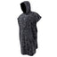 FCS TOWEL PONCHO JACQUARD - CHARCOAL