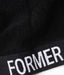 FORMER F LUX BEACH TOWEL - BLACK