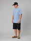 JUST ANOTHER FISHERMAN J.A.F SHORE TEE - FADED DENIM