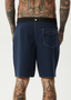 AFENDS SURF RELATED FIXED WAIST BOARDSHORTS 20" - NAVY