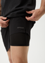 AFENDS KETTLE-ISH PERFORMANCE SHORT 18' - BLACK