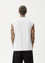 AFENDS EARTHLING SLEEVELESS TEE - WHITE