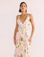 MINK PINK GRACIE PANEL MIDI DRESS - FRUITY FLORAL