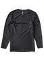 VISSLA TWISTED ECO LS - BLACK HEATHER