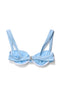 PARADISO UWRE RUCHED BIKINI TOP - BLUE CRINKLE