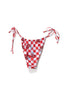 MISFIT PARADISO TIE SIDE BIKINI BRIEF - CHERRY