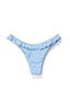 MISFIT PARADISO FRILL BIKINI BRIEF - BLUE CRINKLE