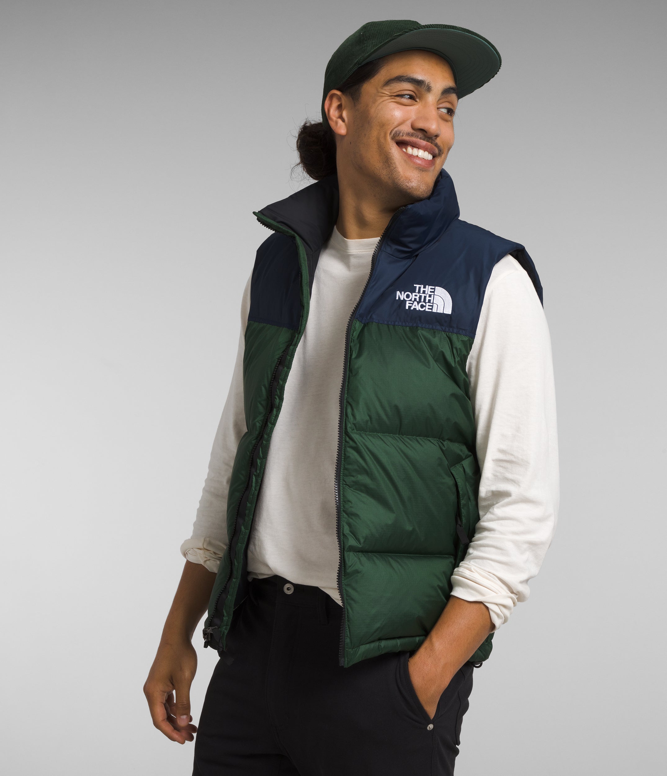 Mens nuptse vest best sale