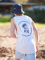 JUST ANOTHER FISHERMAN OLD SEA DOG SINGLET - GREY MARLE