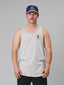 JUST ANOTHER FISHERMAN OLD SEA DOG SINGLET - GREY MARLE