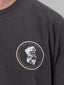 JUST ANOTHER FISHERMAN OLD SEA DOG TEE - AGED BLACK/ORANGE