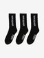 WORSHIP CORE SOCKS 3 PACK - BLACK