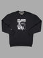 JUST ANOTHER FISHERMAN QUALITY GOODS NORTH CREW - BLACK