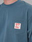 JUST ANOTHER FISHERMAN QUALITY HEAVY SHORE LS TEE - DUSK BLUE