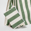 SUNNYLIFE CARRYALL BEACH BAG - THE VACAY OLIVE STRIPE