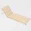 SUNNYLIFE RECLINING BEACH CHAIR - MANGO BAY GOLDEN MUSTARD