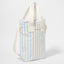 SUNNYLIFE DRINKS COOLER BAG - LE WEEKEND MID BLUE CREAM