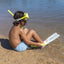 SUNNYLIFE KIDS SNORKEL SET MED - THE SEA KIDS YELLOW