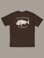 JUST ANOTHER FISHERMAN SNAPPER LOGO TEE - BISON