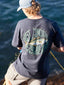 JUST ANOTHER FISHERMAN TREV TEE - NAVY