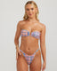 CHARLIE HOLIDAY RILEY BANDEAU GINA BRIEF - PEACHY CHECK