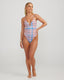 CHARLIE HOLIDAY RILEY ONEPIECE - PEACHY CHECK