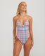 CHARLIE HOLIDAY RILEY ONEPIECE - PEACHY CHECK