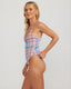 CHARLIE HOLIDAY RILEY ONEPIECE - PEACHY CHECK