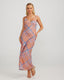 CHARLIE HOLIDAY KIERA MAXI DRESS - PEACHY DRESS