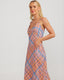 KIERA MAXI DRESS - PEACHY CHECK